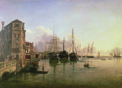Ansicht der Strada Nuova, Venedig von Rudolf von Alt